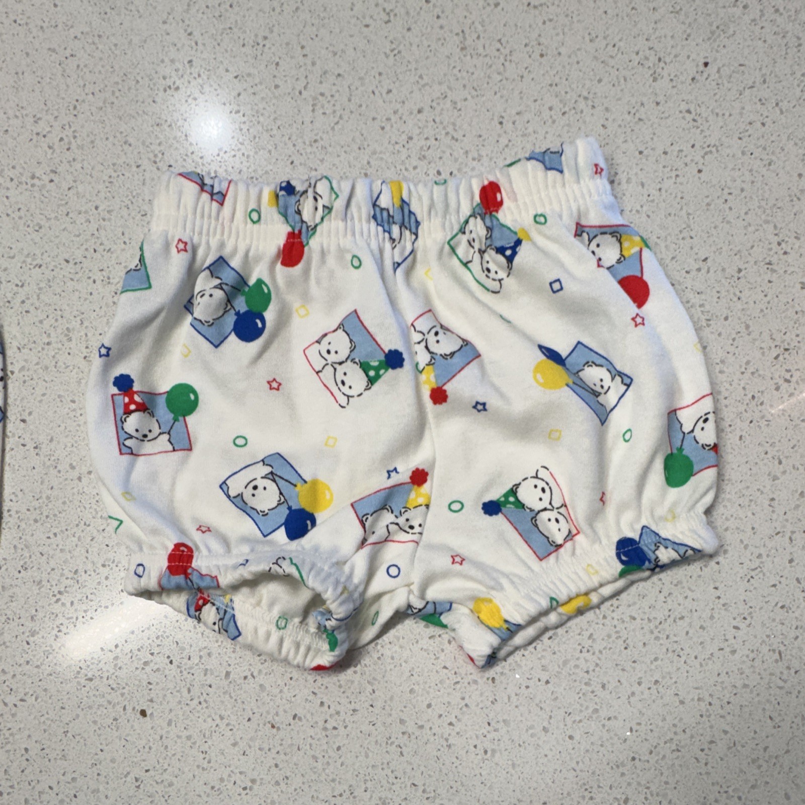 Vintage Carter’s babys 2pc Dress & Bloomers Set Bear Animal birthday balloon new