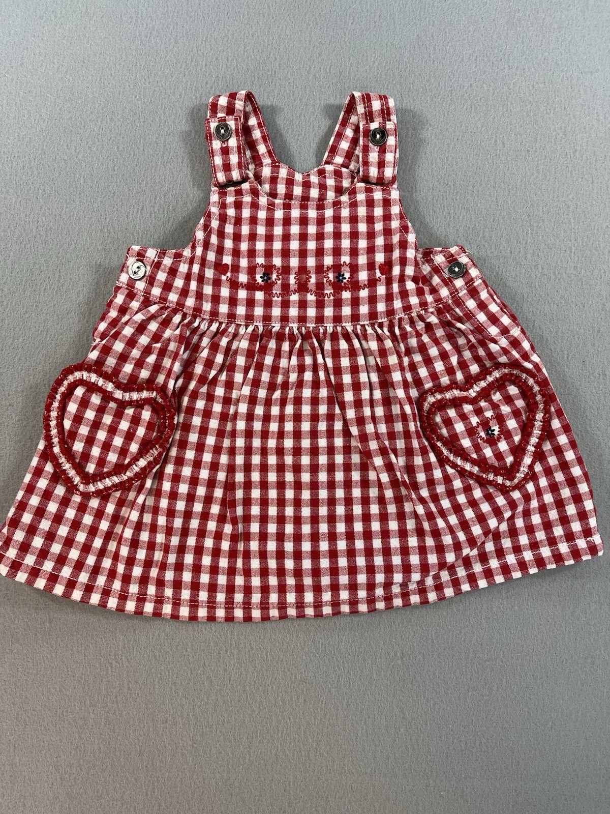 Vintage 90s Y2K Faded Glory 6-24 Months Girls Dresses & Shirts Lot Of 6 Bundle