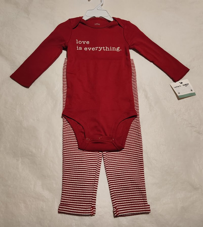 NWT Little Planet by Carter’s Valentine’s Day Set 2PC 18 Months Unisex Baby