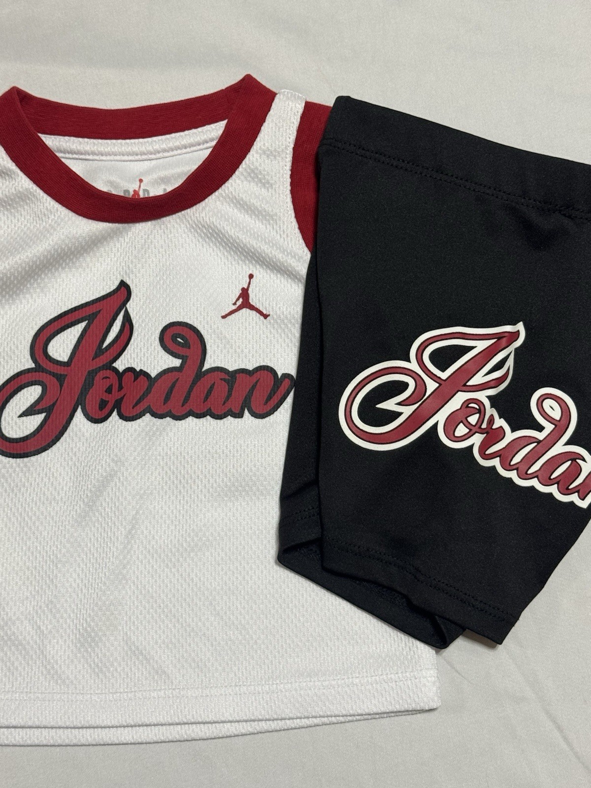 Girls Nike 2 Piece Set Tank Biker Shorts Size 2T NWT Jordan 23 Logo