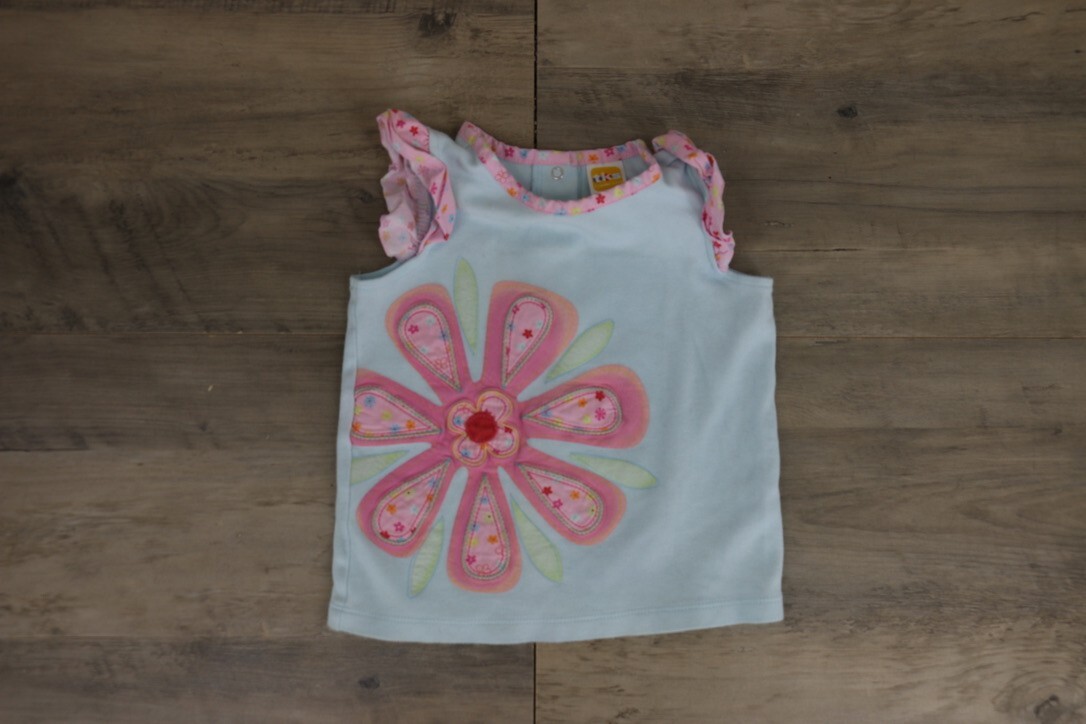 Baby Girls 24 Months 2T Clothing Lot Pink Pants & Short Sleeve Shirts Bundle 3pc
