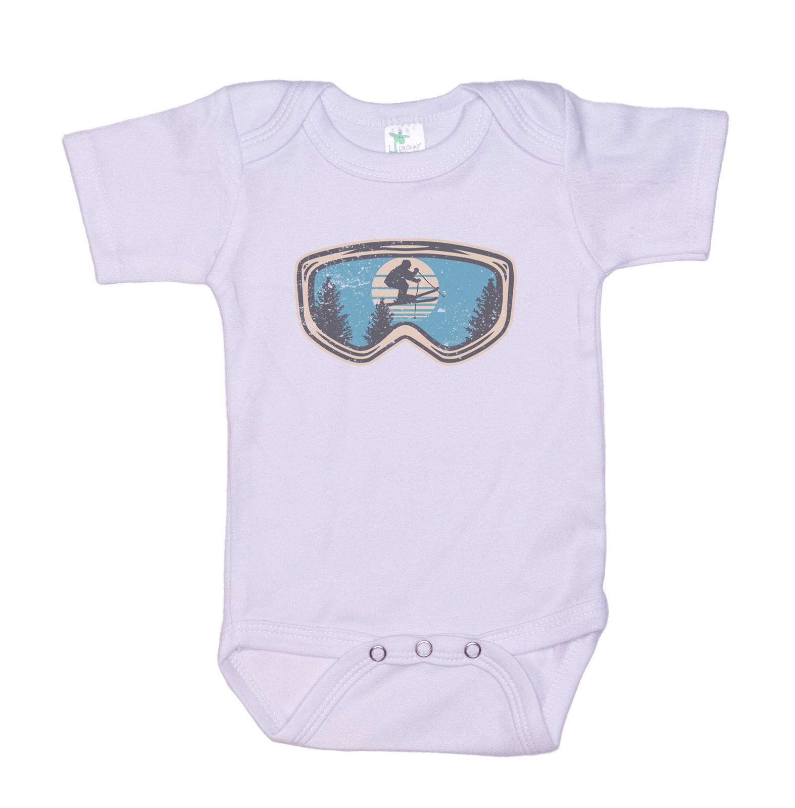 Baby Ski Goggles Bodysuit Funny Winter Baby Outfit Snowboarding Infant One Piece