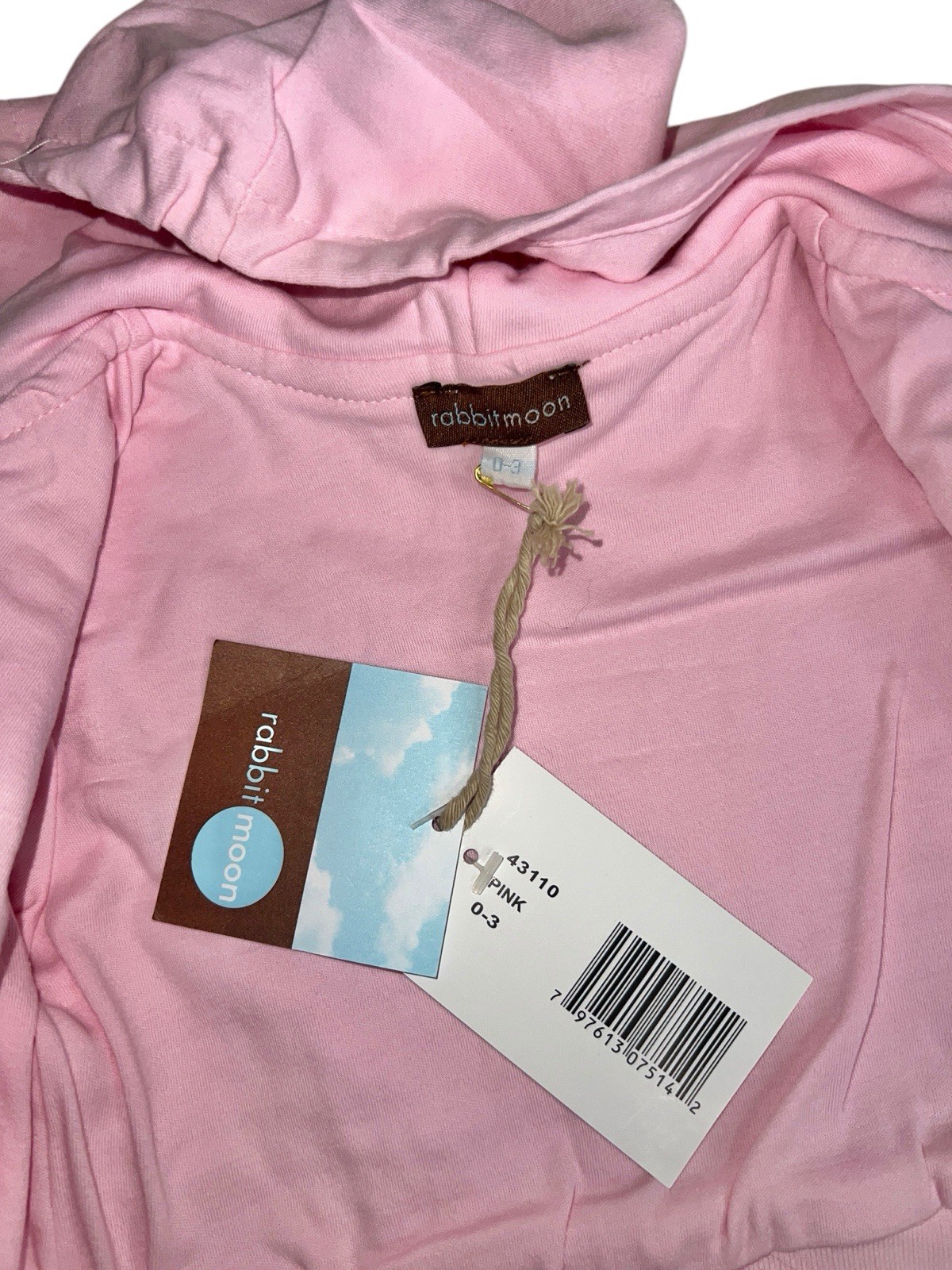 Rabbit Moon Baby Girl Tracksuit 3M 2pc Set Jacket & Pants Pink Floral Boutique