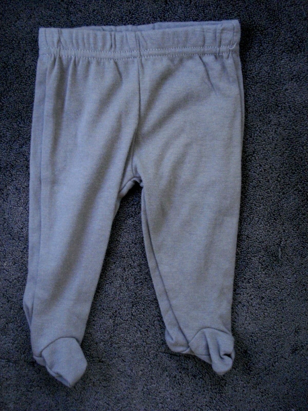 Chick Pea Infant Boy Two Piece Outfit Gray Blue Size 0-3 Months NEW