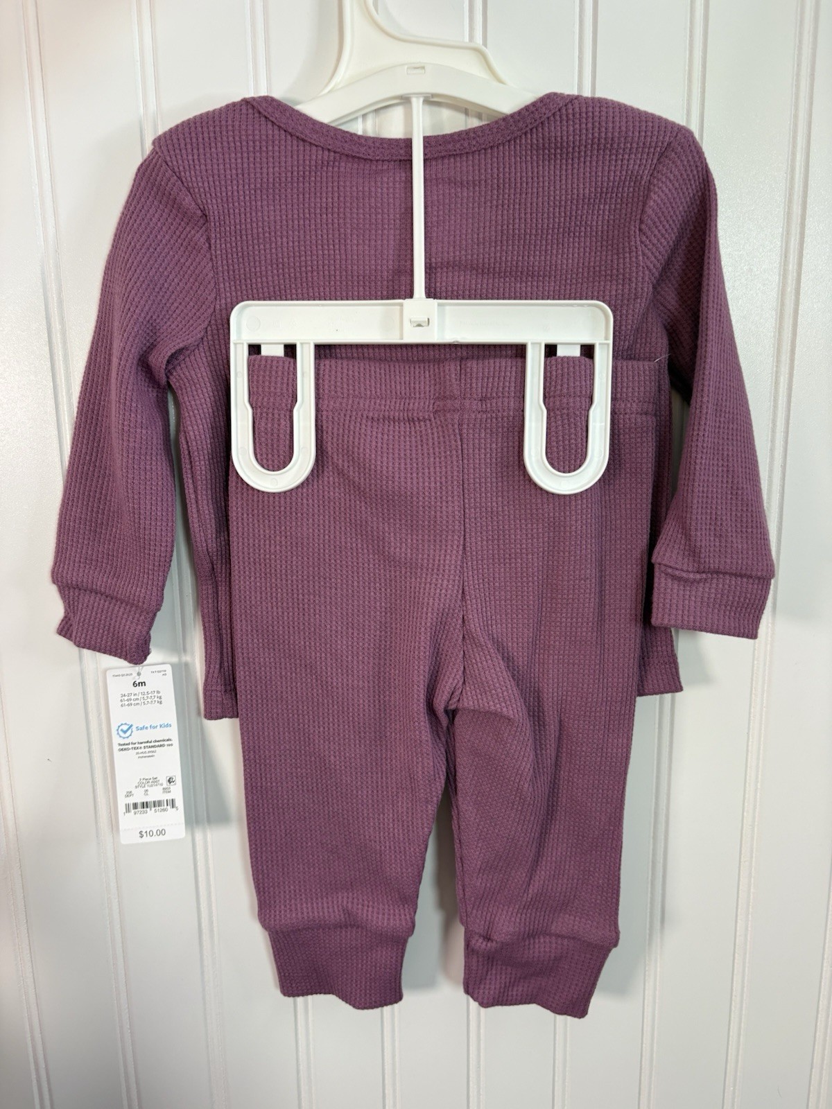 Carter’s Just One You Baby Girls’ 2-piece Thermal Set Purple NB 3M 6M 9M 12M 18M
