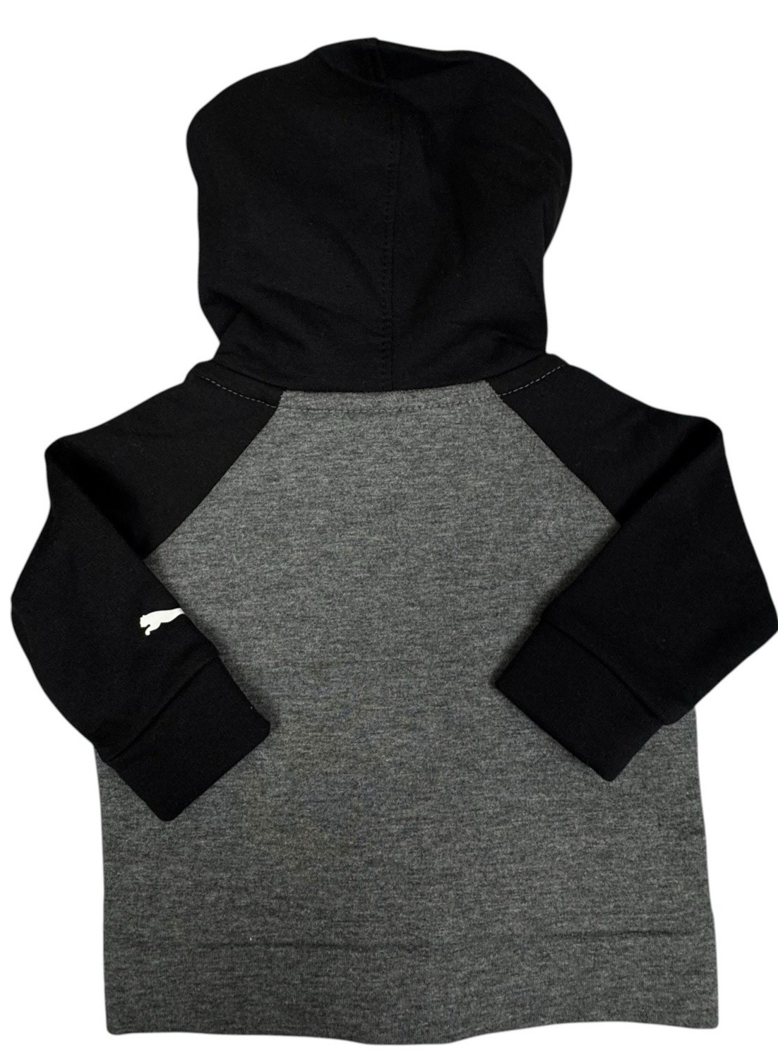 Puma Baby Boy 0-3M Hoodie Jogger Set Tech Fleece Outfit Black Gray Cozy Cute New