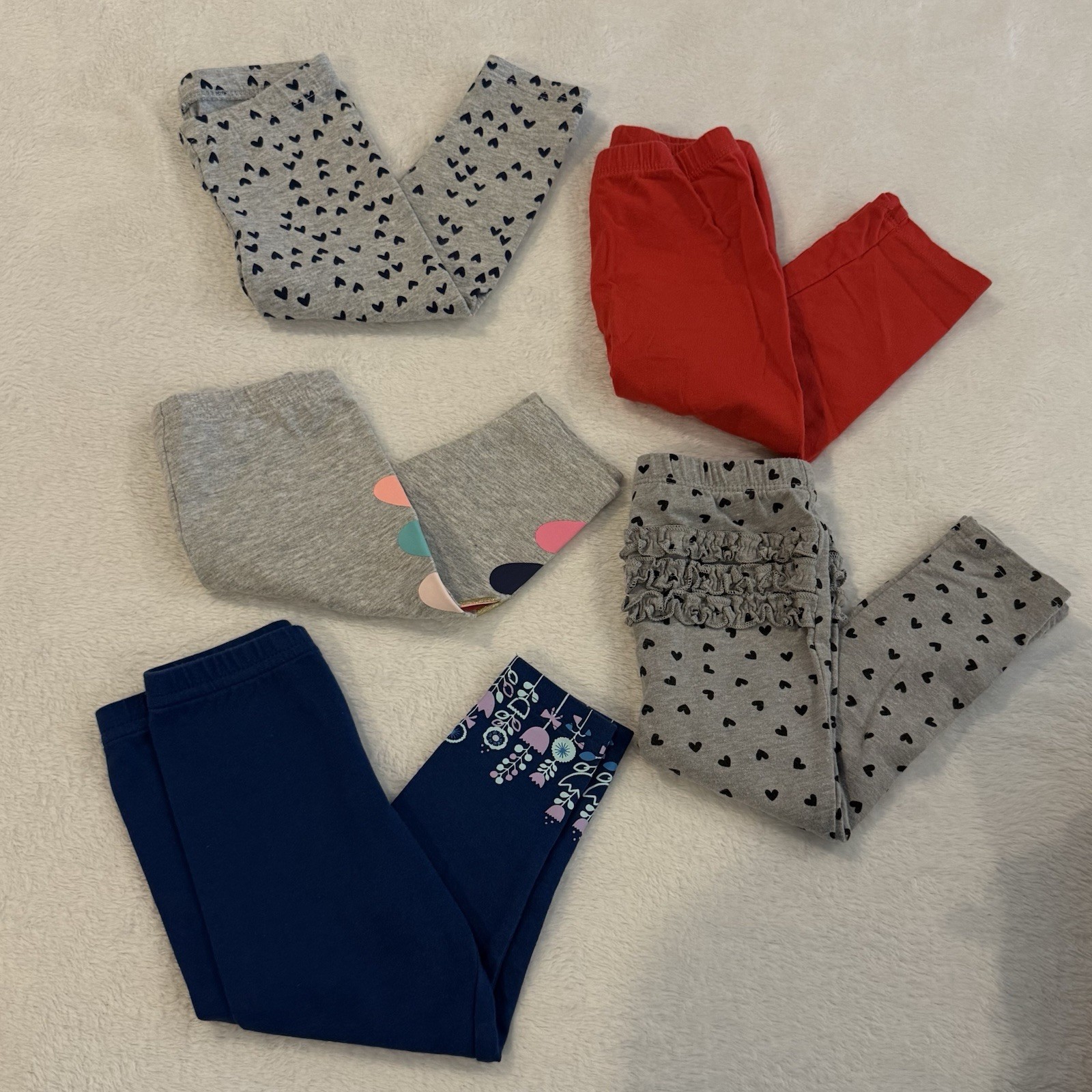 Baby Girl 18M Spring Summer Mixed Lot of 41 Top Shorts Skort Legging OnePc Dress
