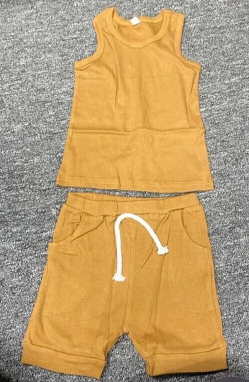 Toddler Baby Boys Summer Short Sleeve Clothes SHIRT &Shorts Outfit Set SIZE 110