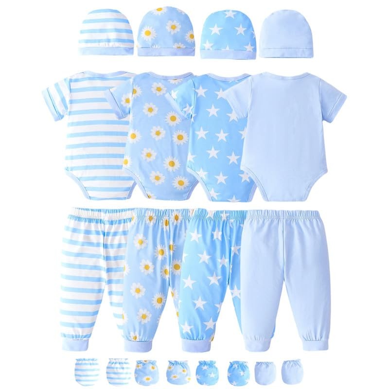 Baby Girl Clothes Newborn Essentials Must Haves 20Pcs Layette Set Gender Neut…