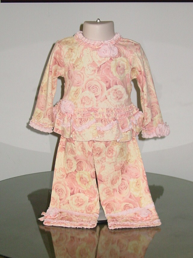 NWOT Baby BISCOTTI Pant Set, sz 18M