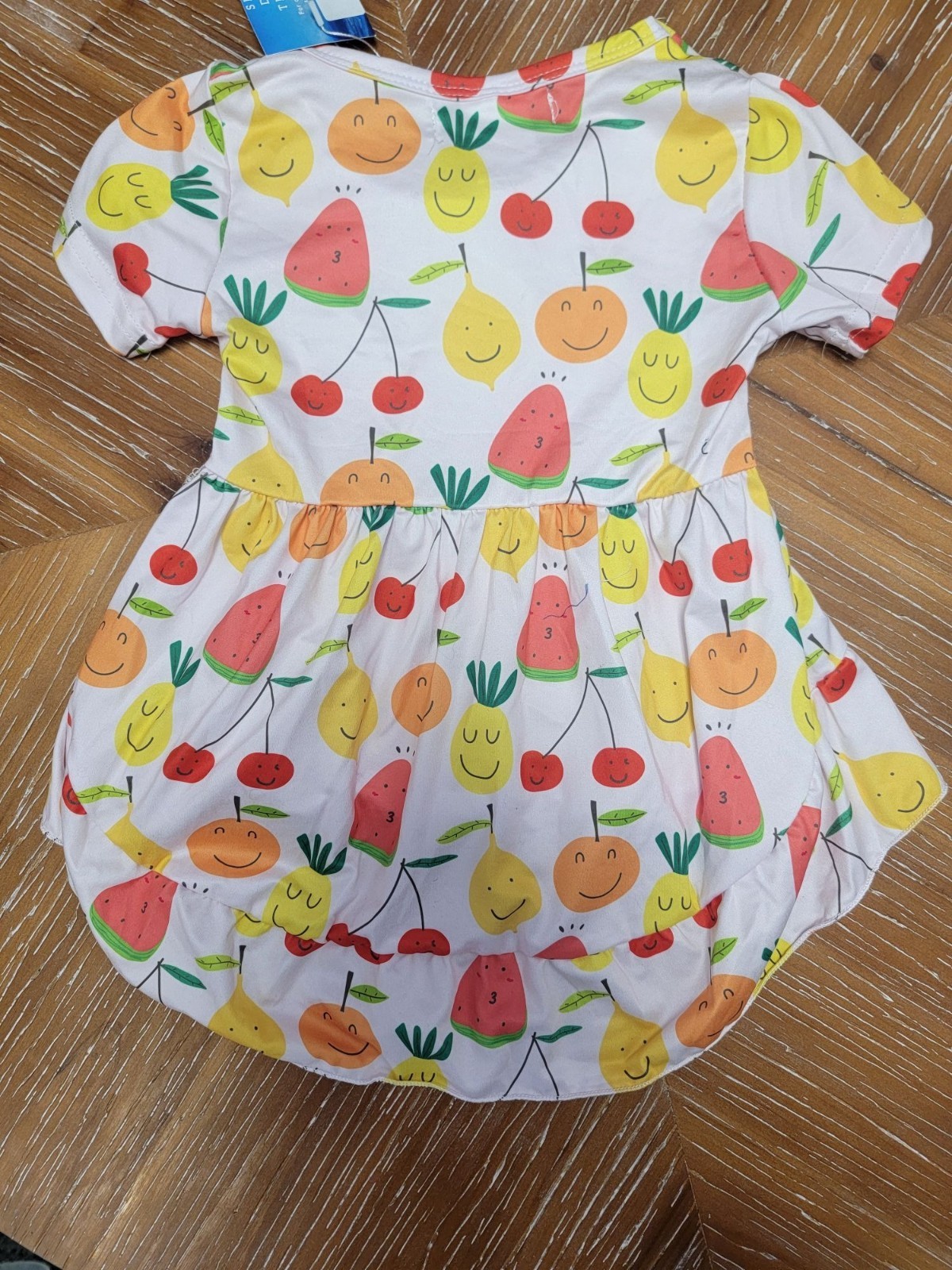 Little Jo Lemon Toddler Girls 2T Yellow Ruffle Leggings & Fruit Print Tunic Set