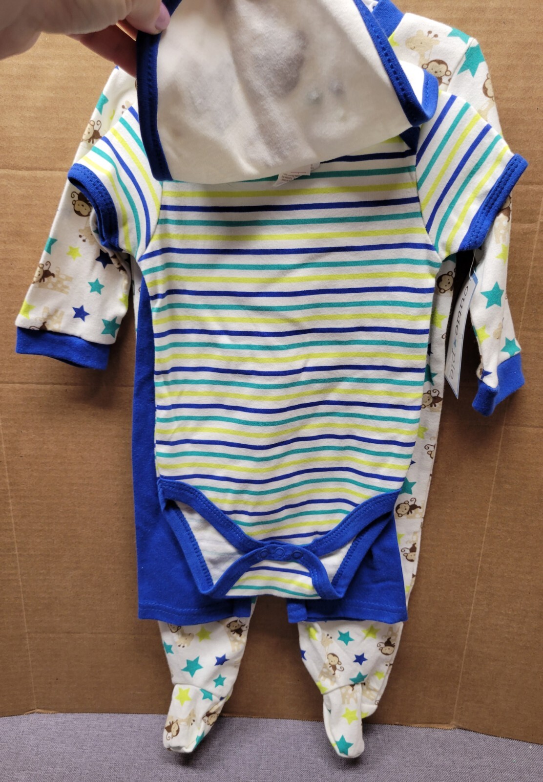 Cutie Pie Baby Clothes 6-9 Months 4 Piece Outfit Set Soft and Comfy