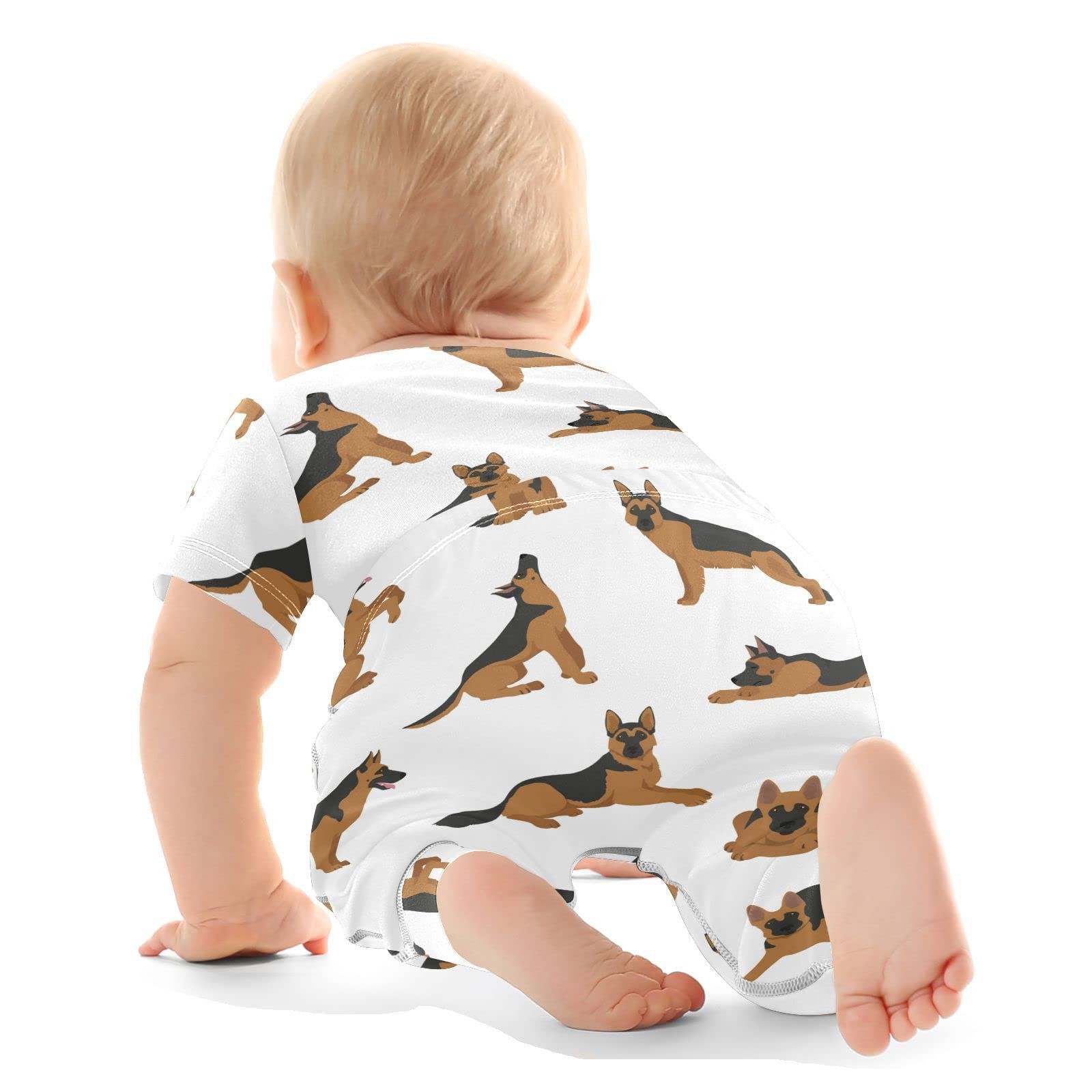 vvfelixl Baby Bodysuits Pants Sets German Shepherd Dogs 6-9 Months, Multi9
