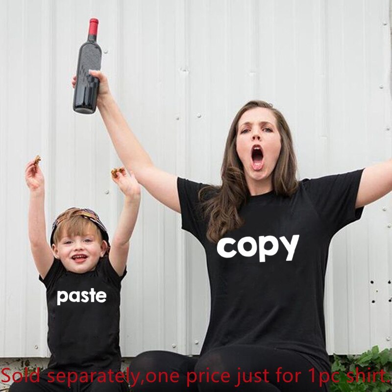Family Matching Clothes Funny Cotton Family Look Shirt Father’s Day Gift