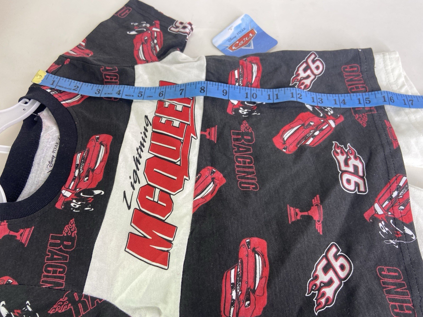 Disney Pixar Cars Lightning McQueen 2 Piece T-Shirt Shorts Set Outfit Boys 2T
