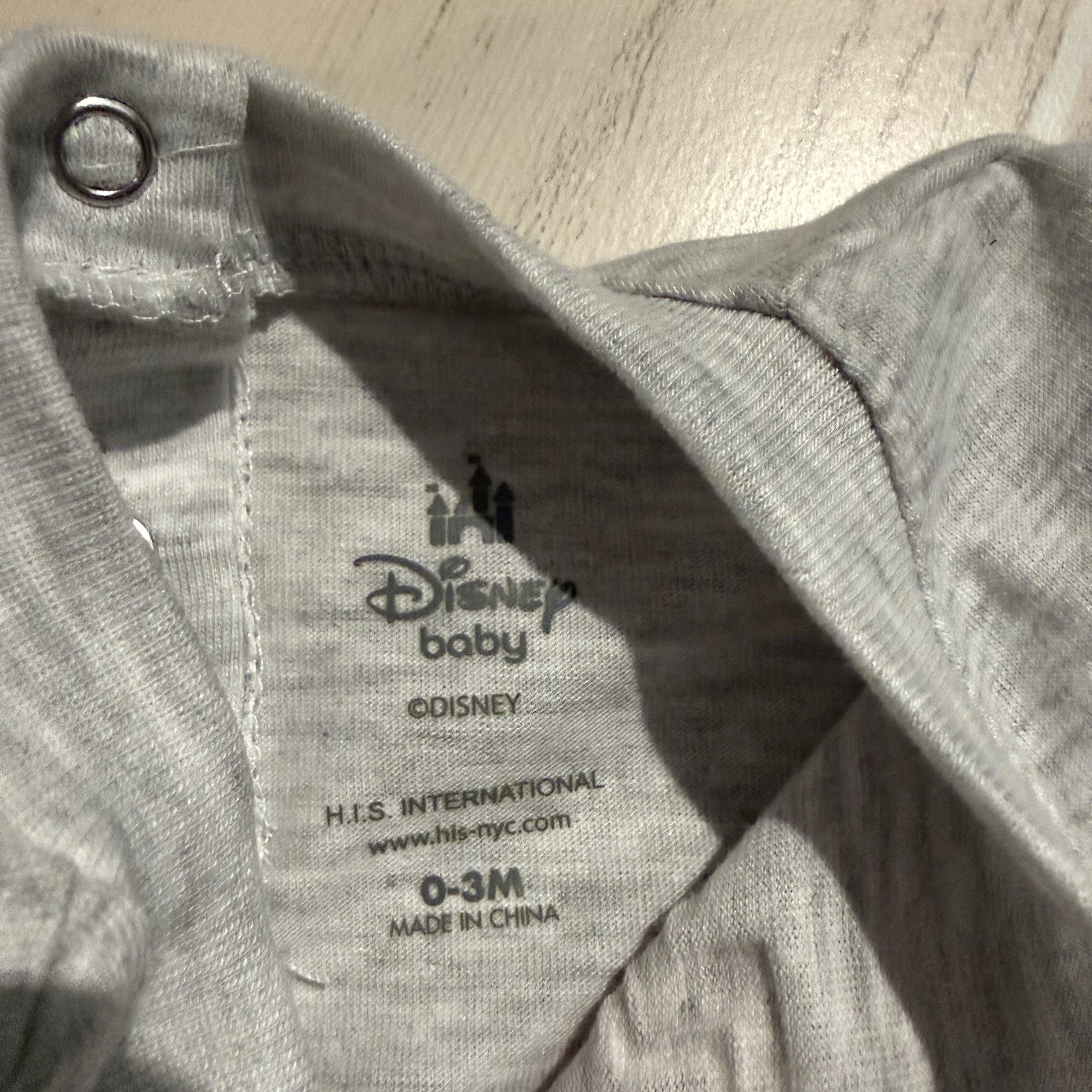Disney Baby 2pc Set Baby Girls 0-3M Gray Pink Marie Cat Bow Shirt Shorts NEW