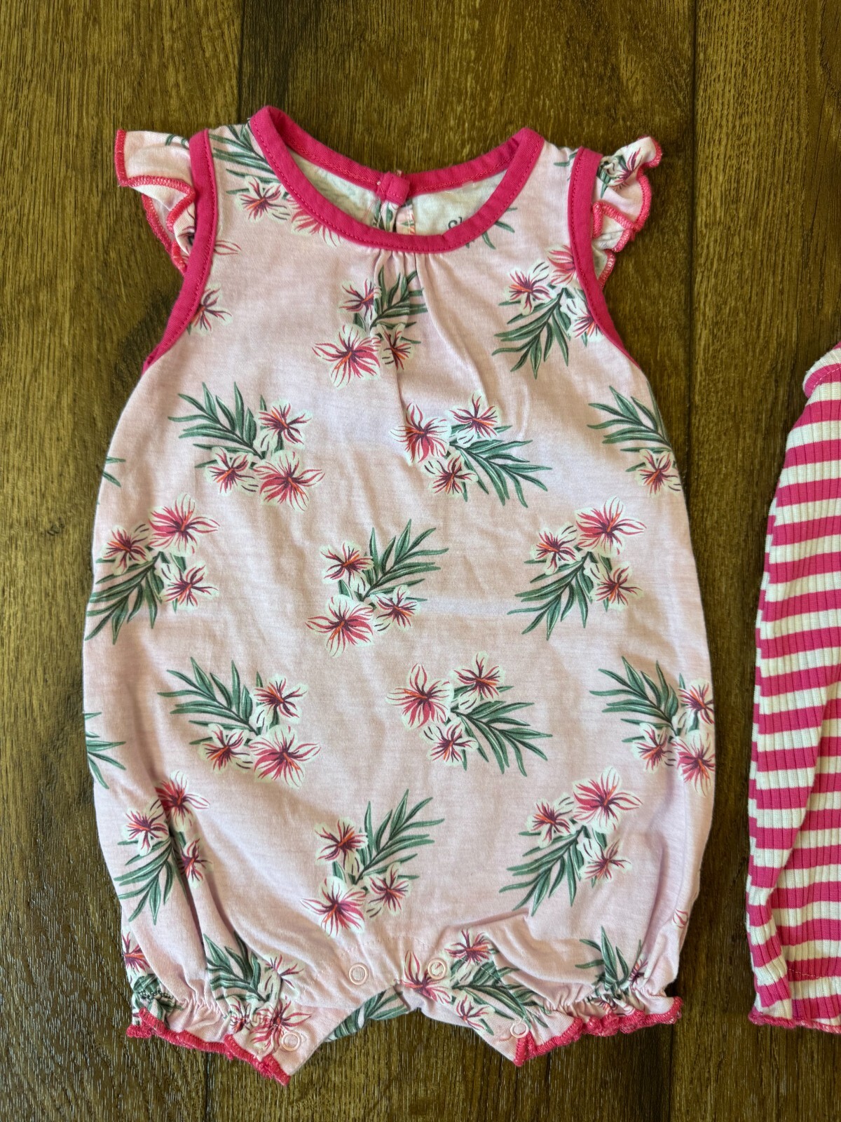 Chick Pea Baby Girl Clothes Lot 6/9 Months Rompers Shorts Summer Outfits Lot