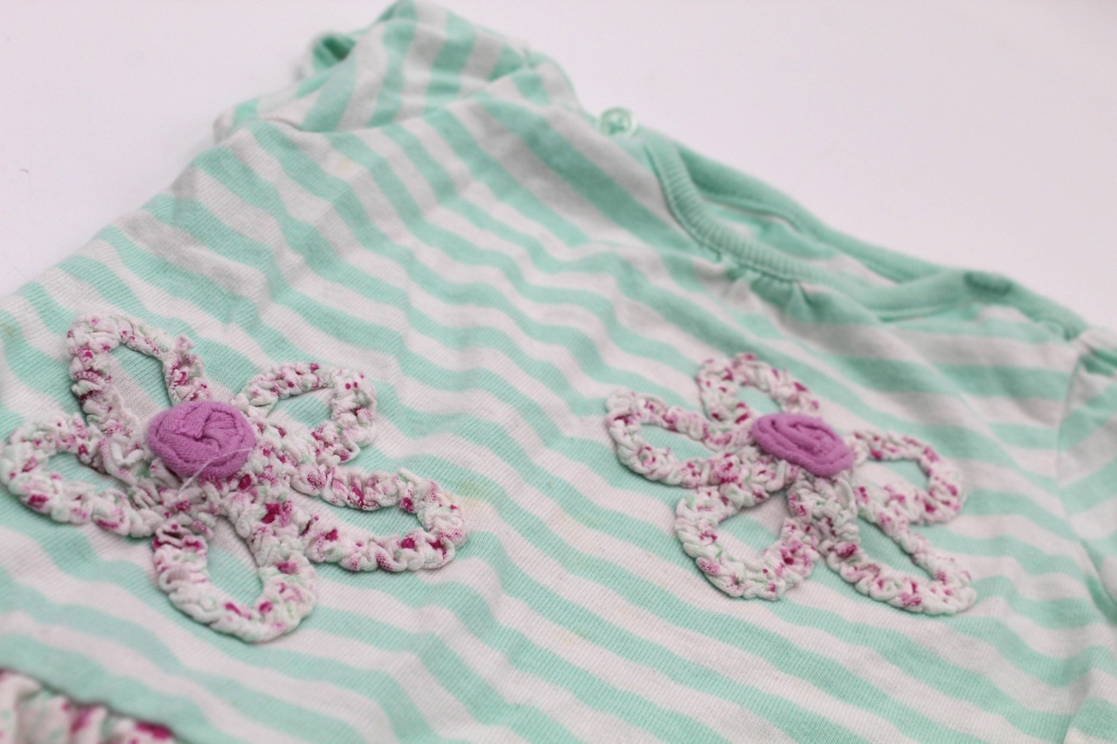 Little Wonders Baby Girl’s 2 Piece Set Striped Dress With Bloomers 6-9 Months