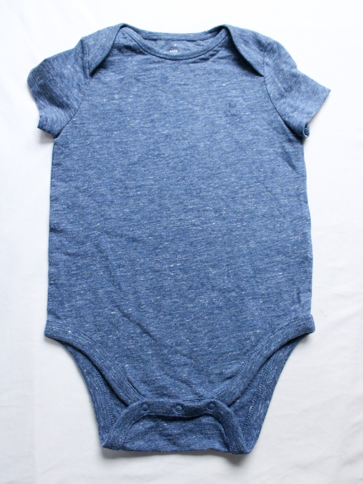 Gap Baby’s First Favorite 2-Pack Short Sleeve Bodysuits LB3 Indigo Size 18-24mo