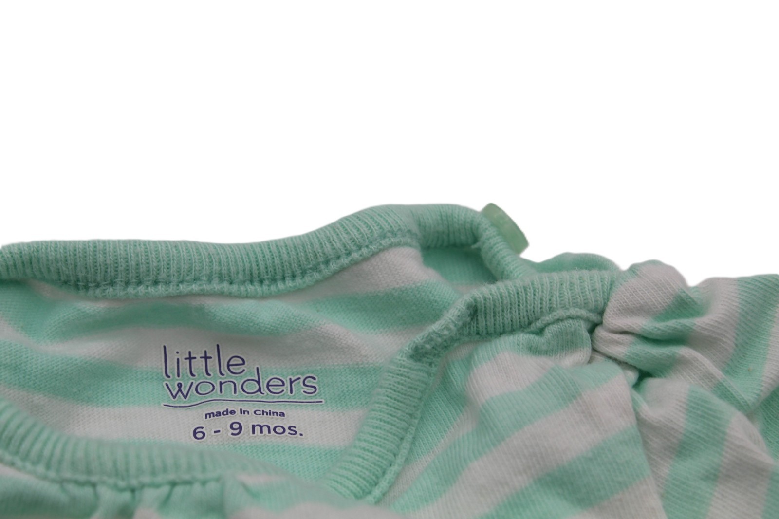 Little Wonders Baby Girl’s 2 Piece Set Striped Dress With Bloomers 6-9 Months