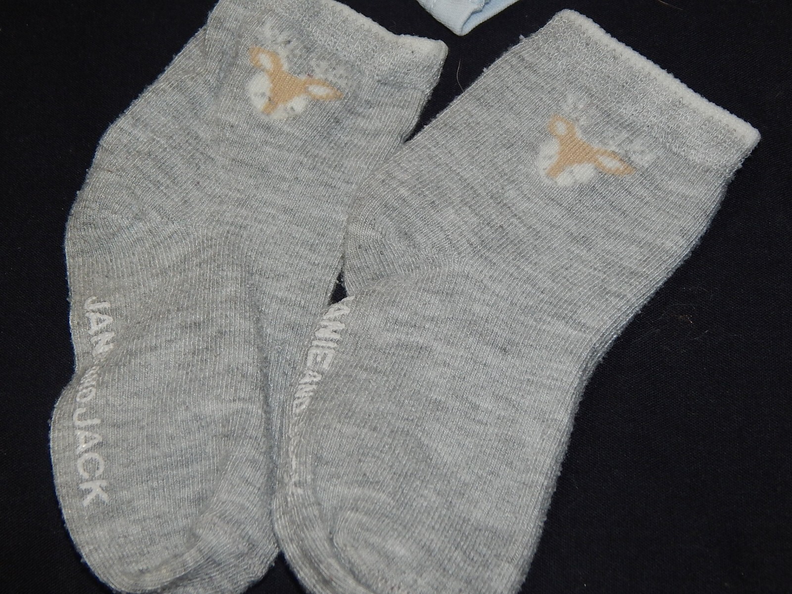 Janie and Jack Boys 18-24 DEER Knit Sweater Leggings One Piece And socks BUNDLE