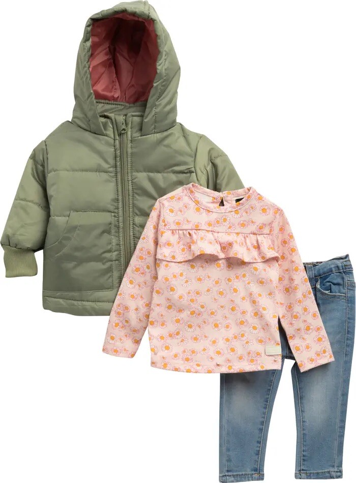NWT 7 for all mankind kids set jeans/top/jacket Size 24M