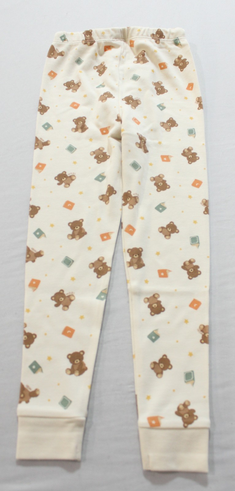 Mori Unisex Toddler’s Pajama Shirt & Pants Set EH6 Teddy Bear Size 3-4Y NWT