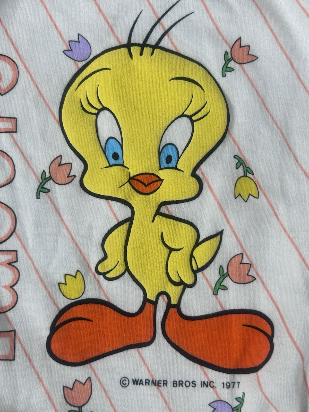 Vintage 1977 TWEETY BIRD Baby Bodysuit 12 Months Deadstock NWT
