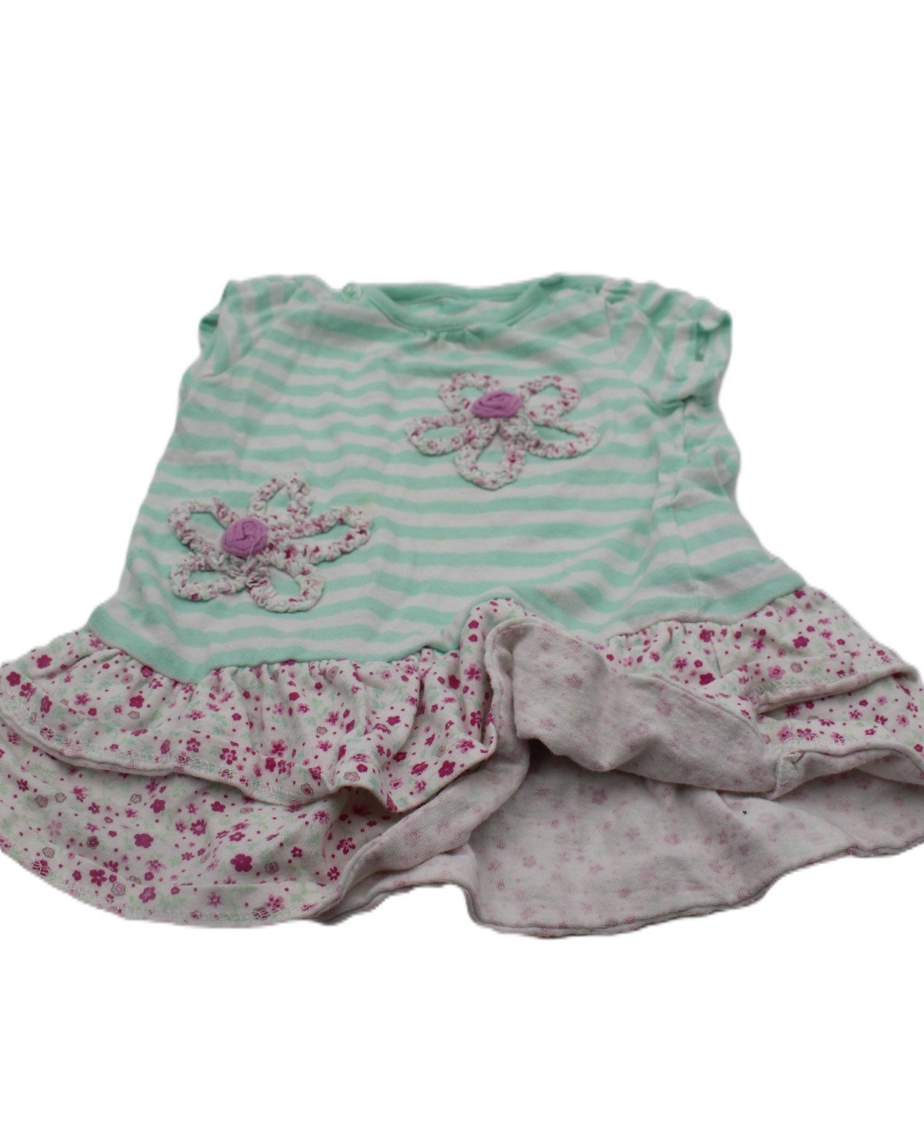 Little Wonders Baby Girl’s 2 Piece Set Striped Dress With Bloomers 6-9 Months