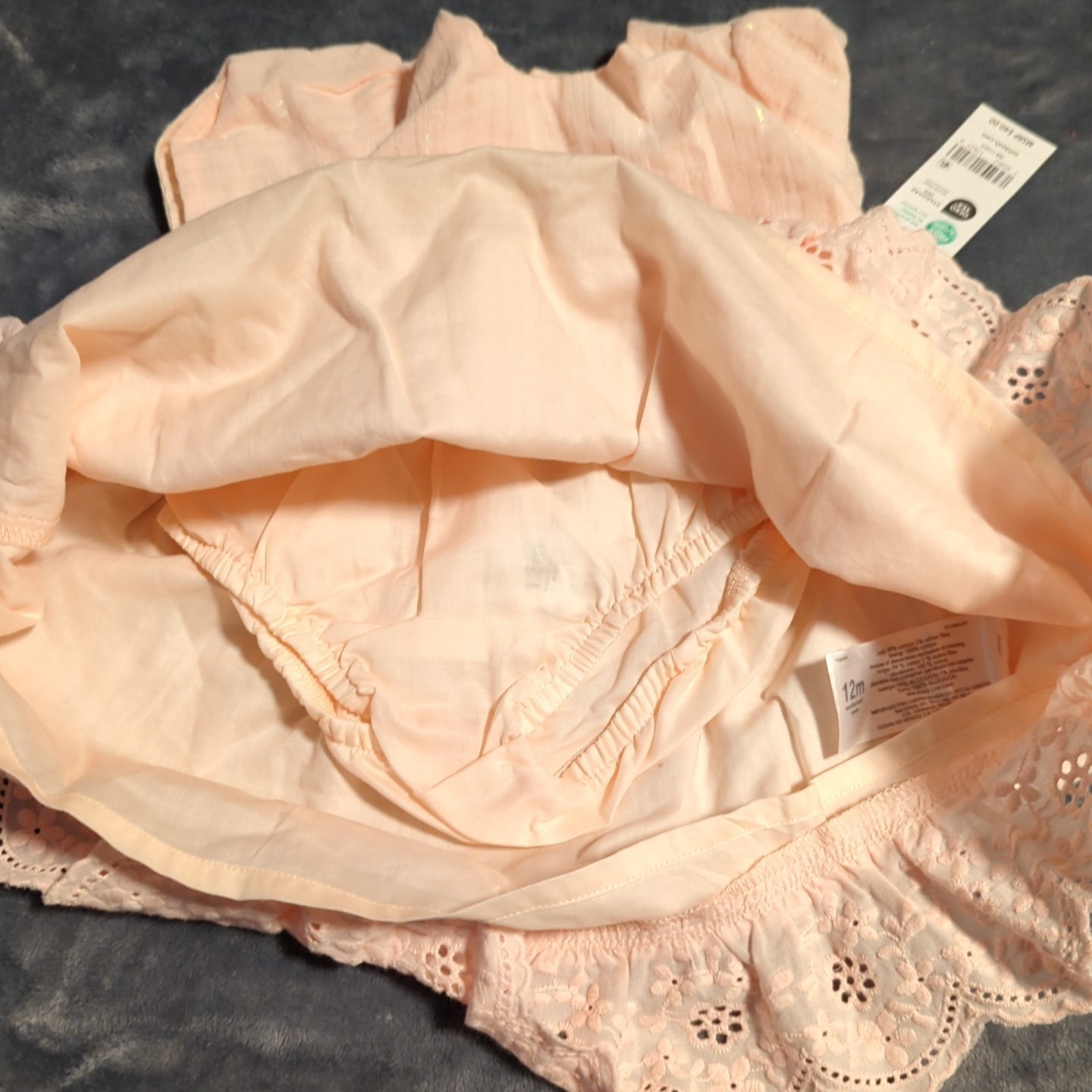 Girls 12 Months Clothing Lot – 3 Dresses 1 Short Set Spring/Summer