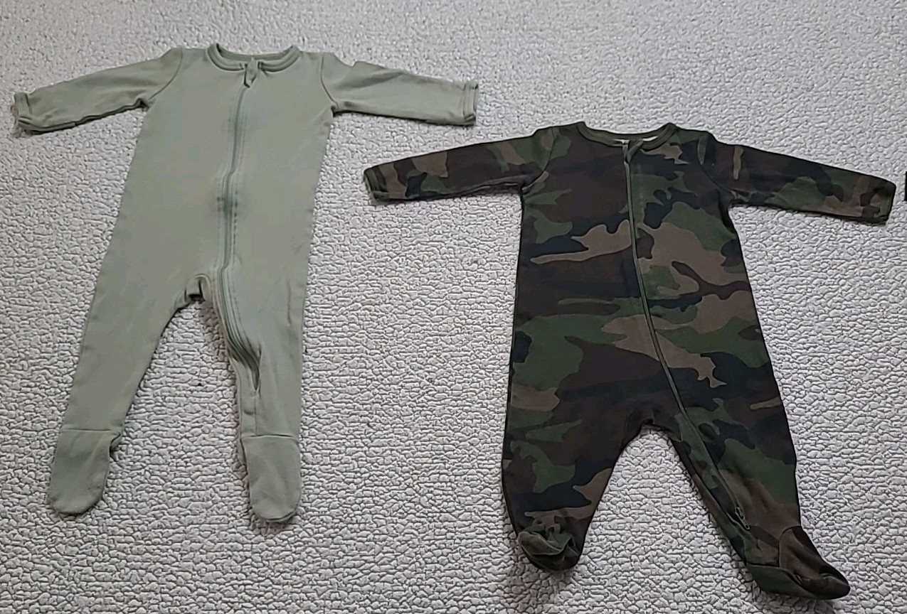 10PC Baby Boys 3-6 Months Long&short Sleeve Shirt&Pant&None Fleece Feet Sleepers