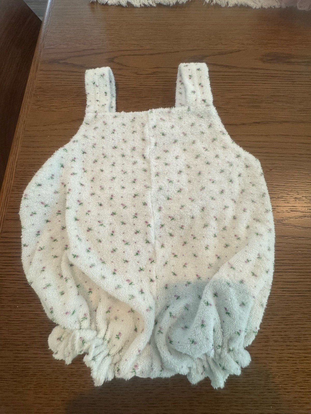 3-Piece Baby Girl Romper Set 3-6M Pink/White Floral Bow Lace Short Sleeve