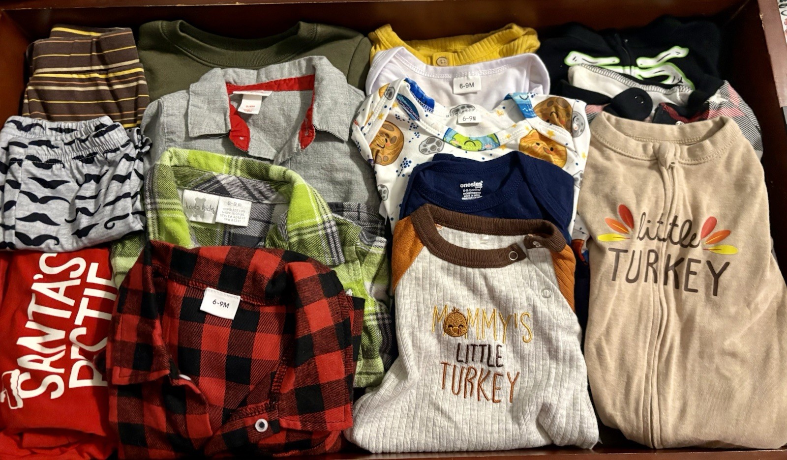 15 Clothing Items Winter Baby Boy 6-9 Month