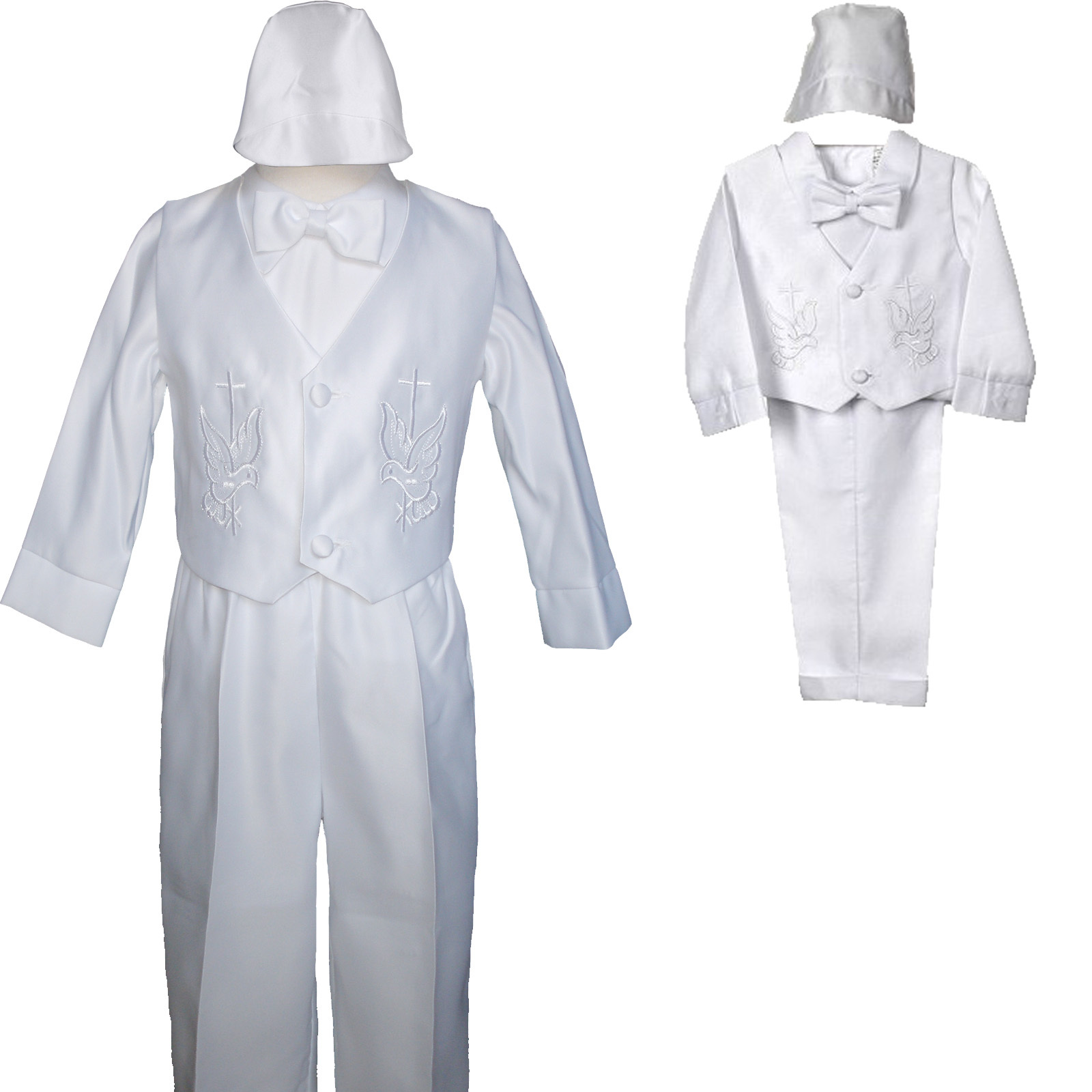 Baby Boy Communion Christening Baptism Outfit Suit set size XS S M L XL(0M-24M)