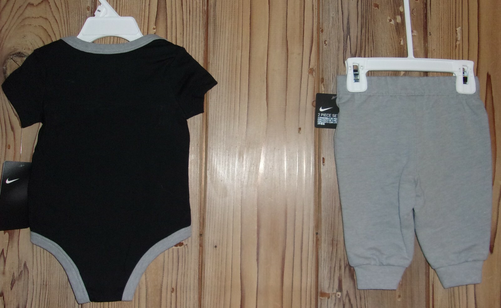 Nike “JUST DO IT” Boy’s Bodysuit & Pant Outfit BLACK Size: 6 months NWT $28