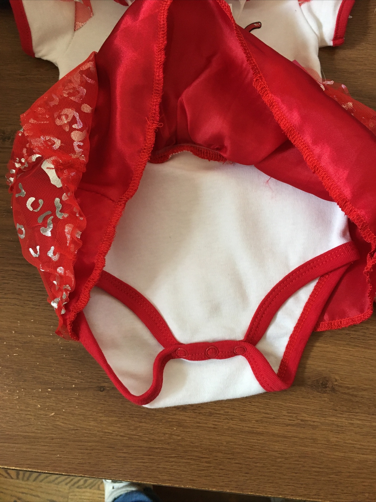 DDG Darlings Baby Girl Outfit Red white Diva and I know it Dress/tutu 6/9 mo