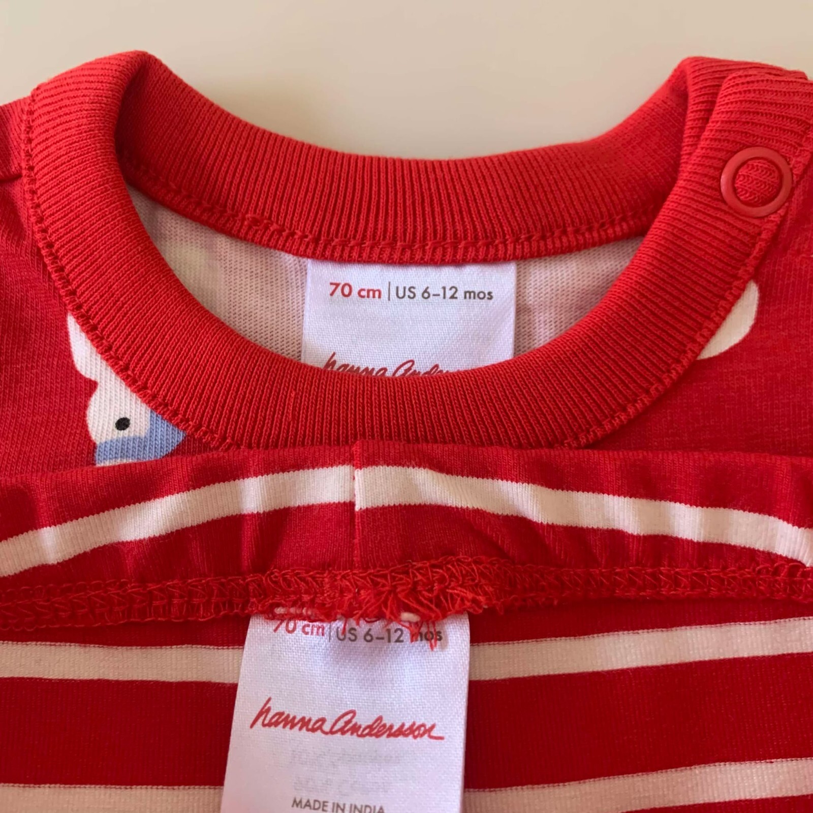 Hanna Andersson Soft-Cute Pocket Dress & Leggings Set. Size 6–12 Months, 70 cm