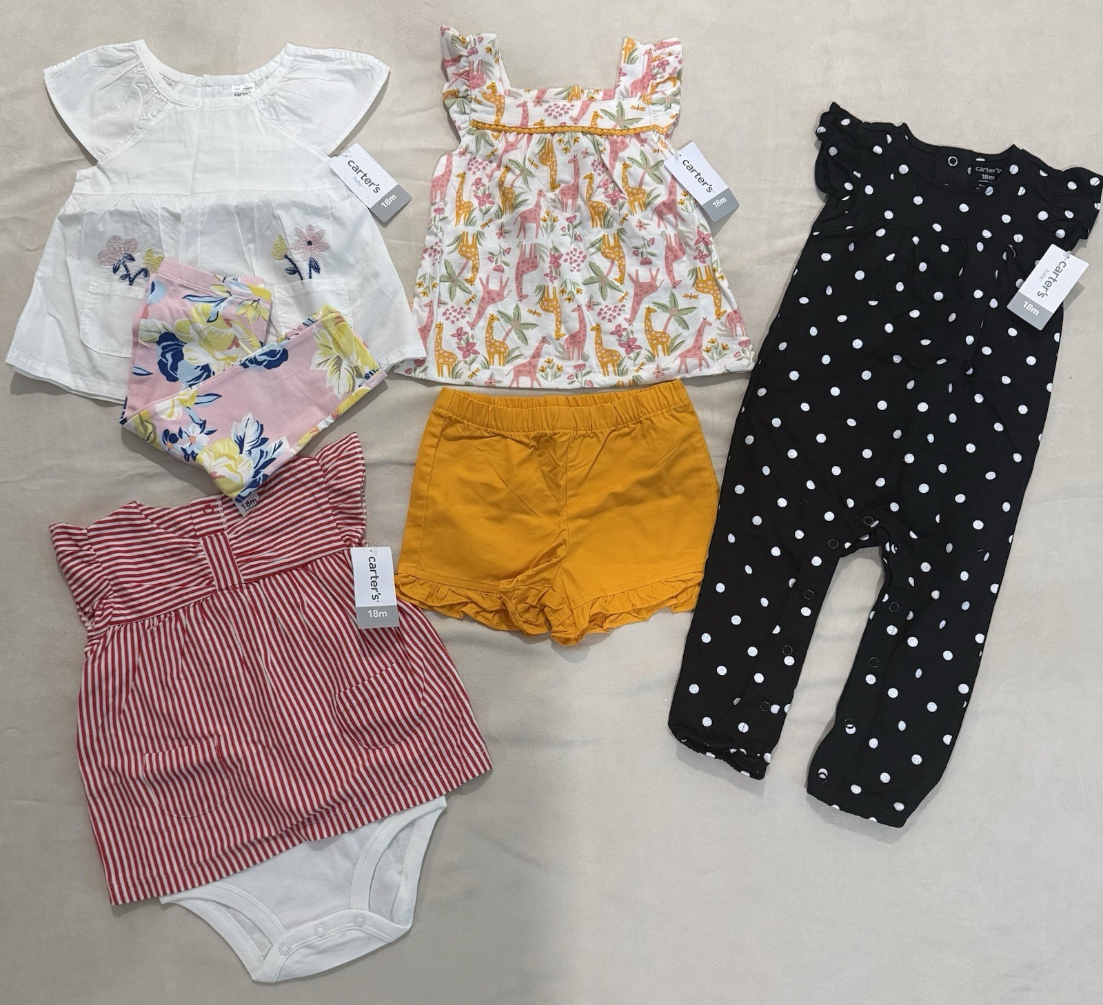 Carter’s 18M baby girl Bundle 6 pieces New