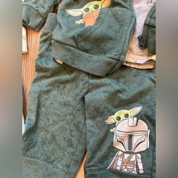 Baby Yoda and Mandalorian Outfit Set Boys 18 Month Toddler Baby Outfit Star Wars