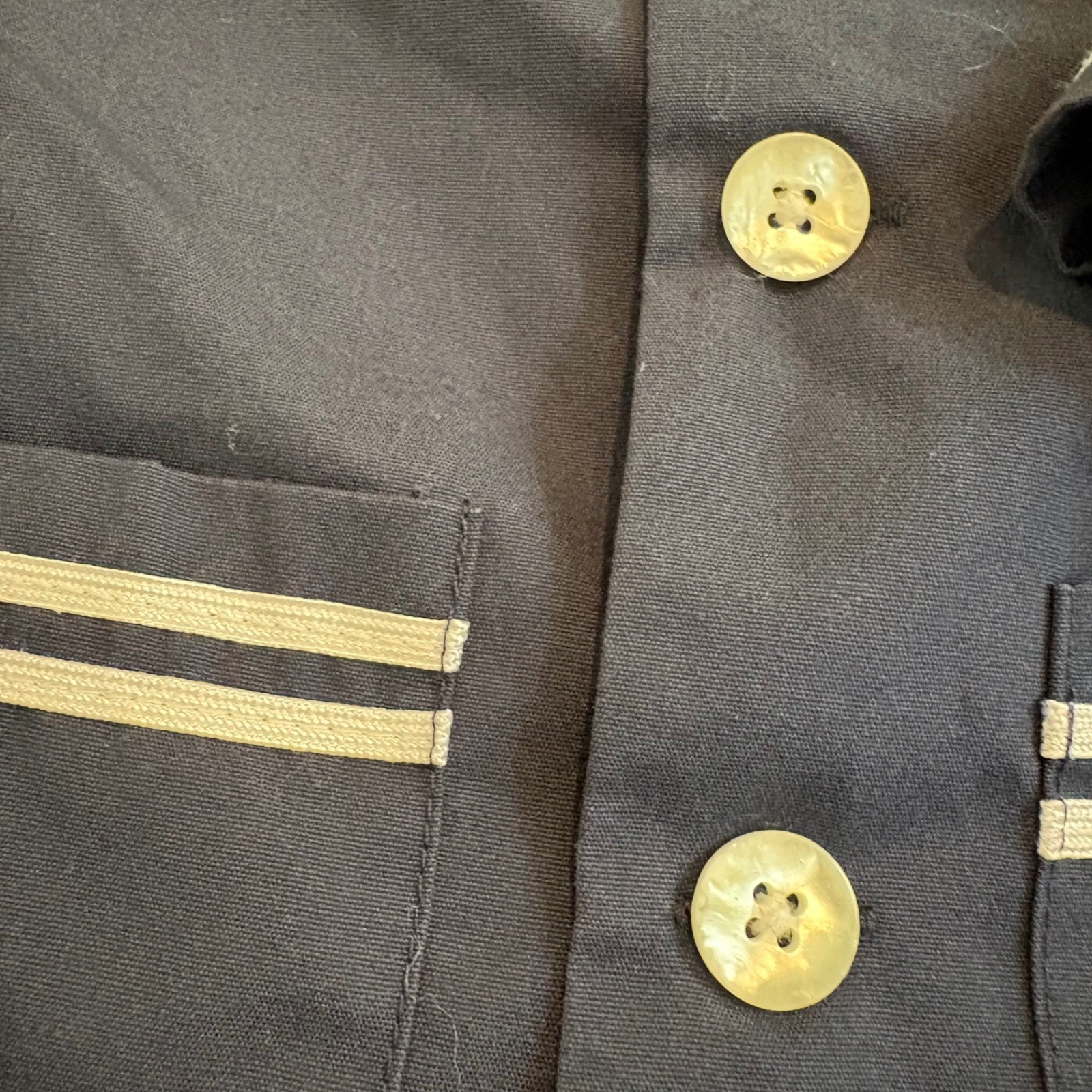 Good Lad Sailor Outfit 24M Navy Blue 3 Piece Set Jacket Shortall Hat Nautical
