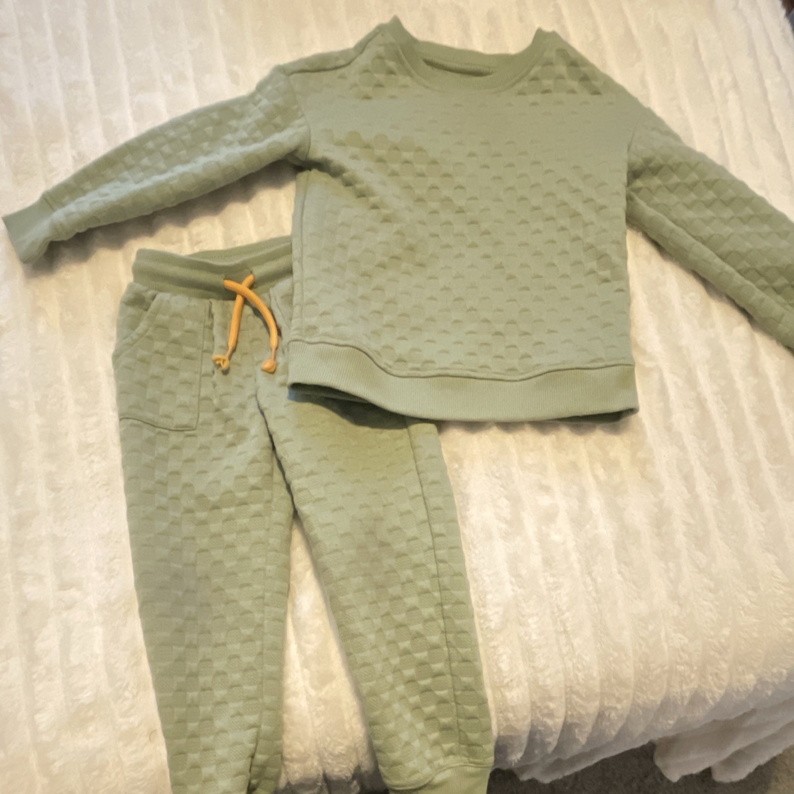 Cat & Jack Toddler 2-Piece Sweatshirt & Jogger Pants Set 4T Green