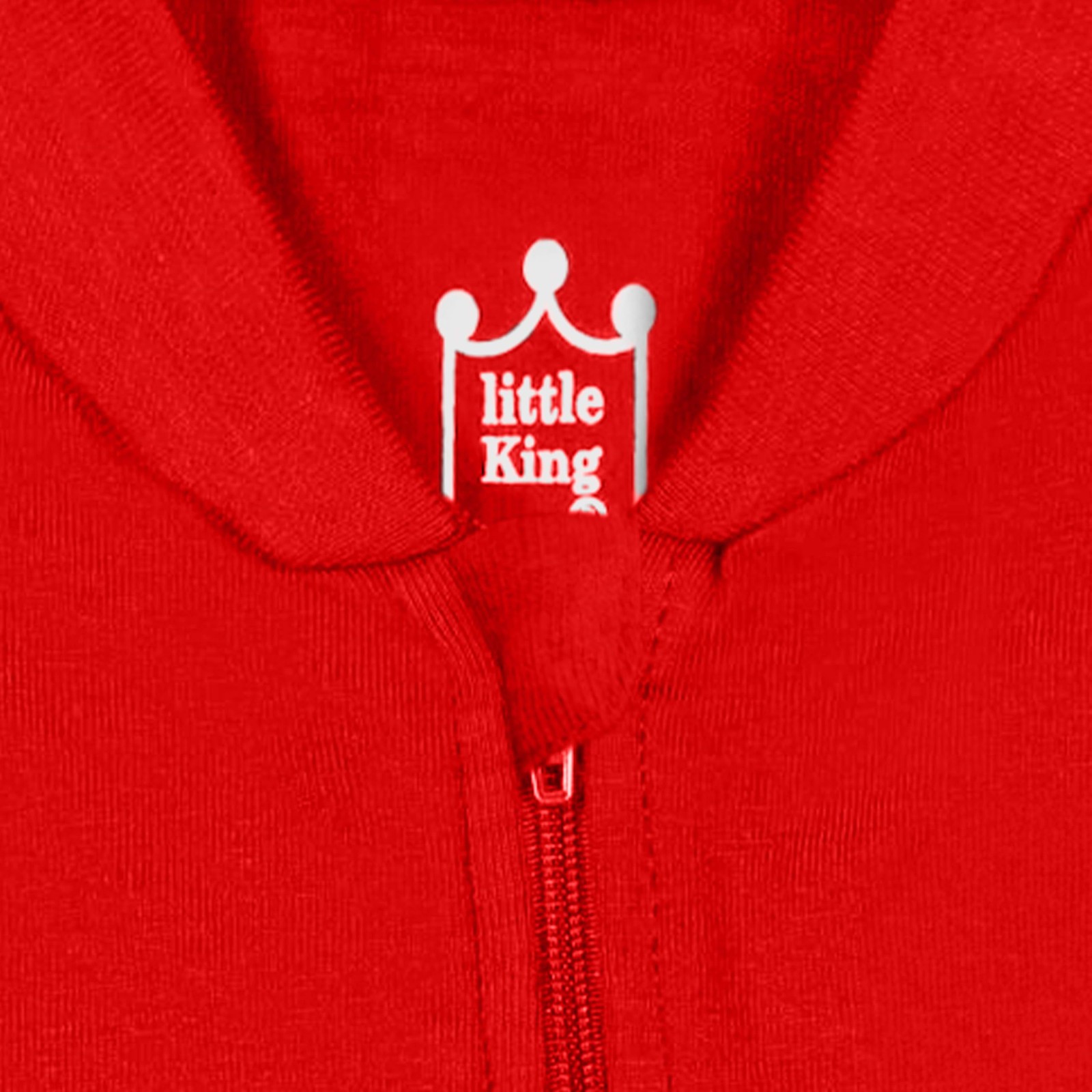 Little King Ncaa Long Sleeve Full Zip Footed Romper Embroidered Team Logo-Ohio