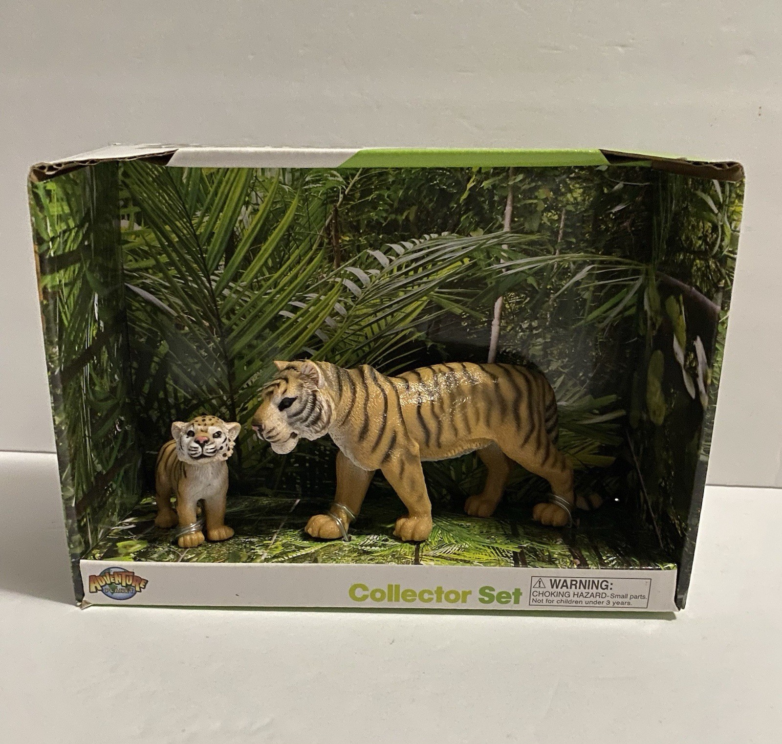 Jungle Aventure Collector Set Tiger 2 Pcs New