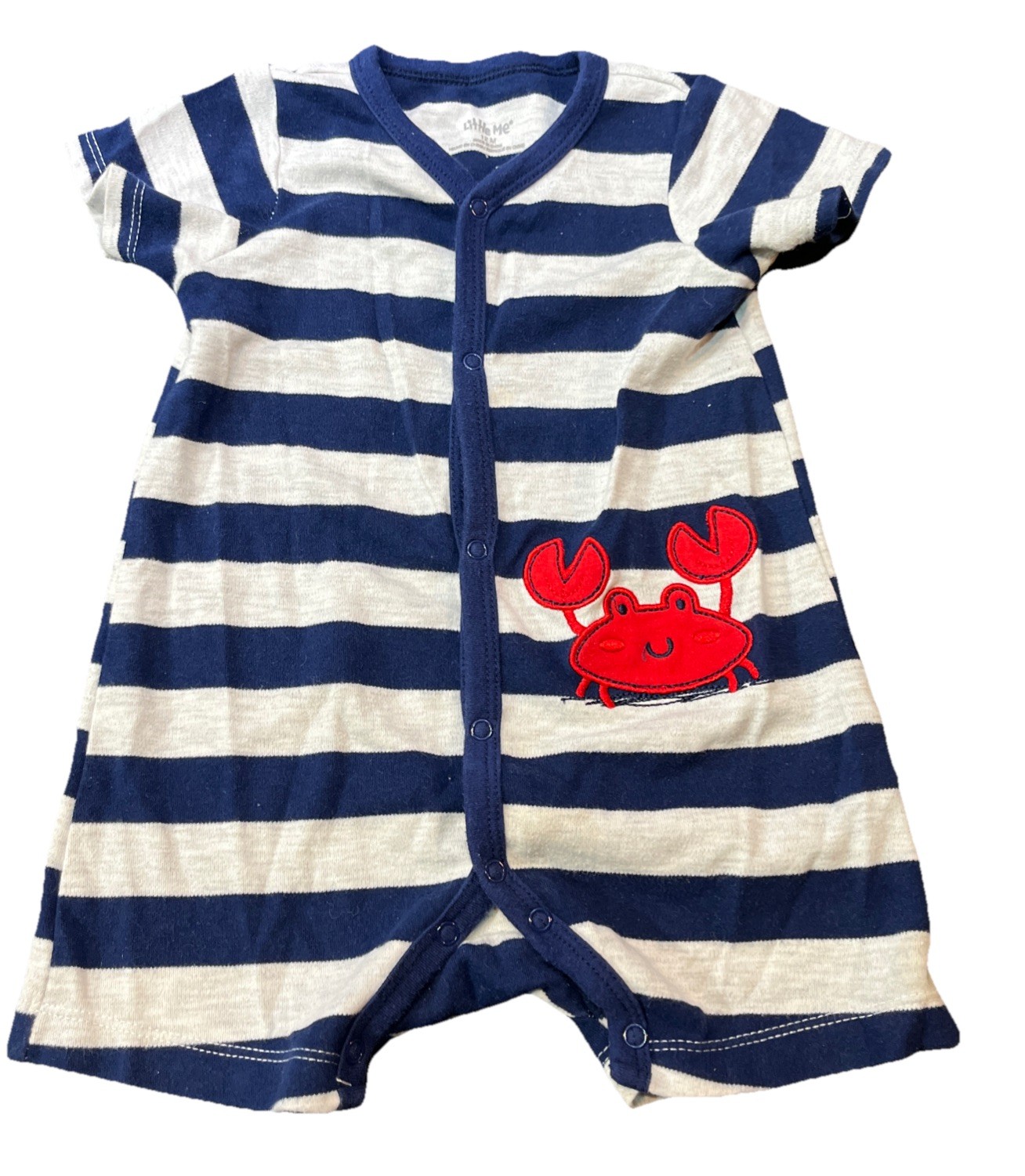 12M 8-piece Clothing Bundle Mixed Brands Bodysuit Shorts Shirt Sleeveless Vest