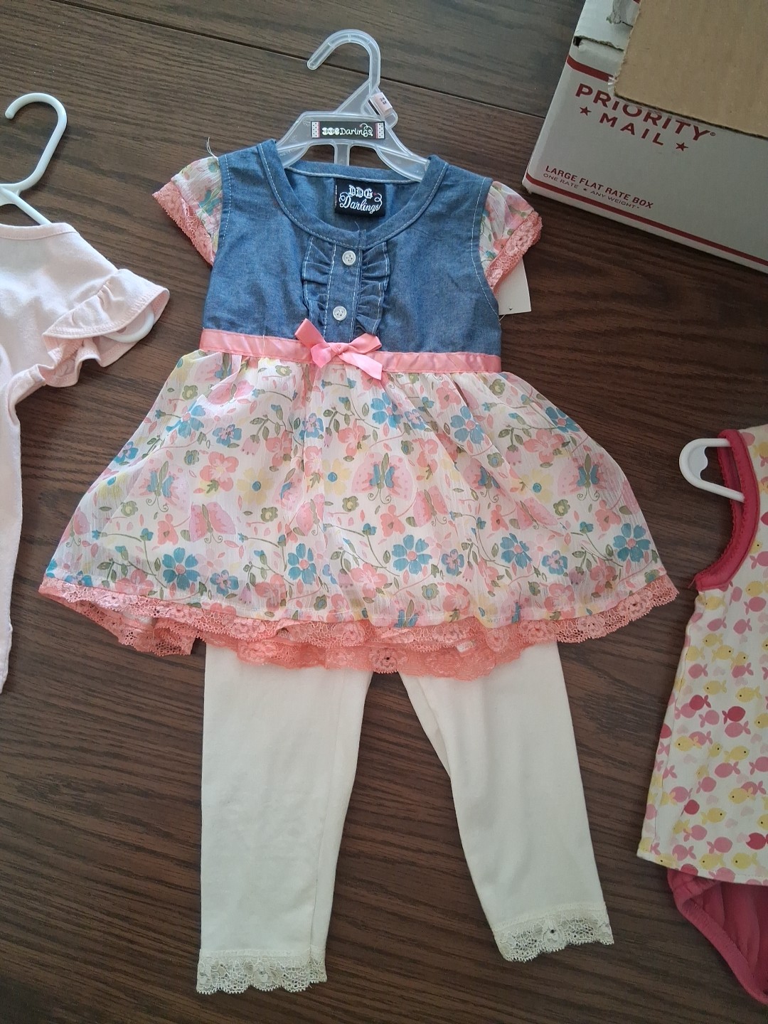 3 Baby Girl Clothes 24 mos DDG, Child Mine Carter’s Cutest Catch Romper Dress +