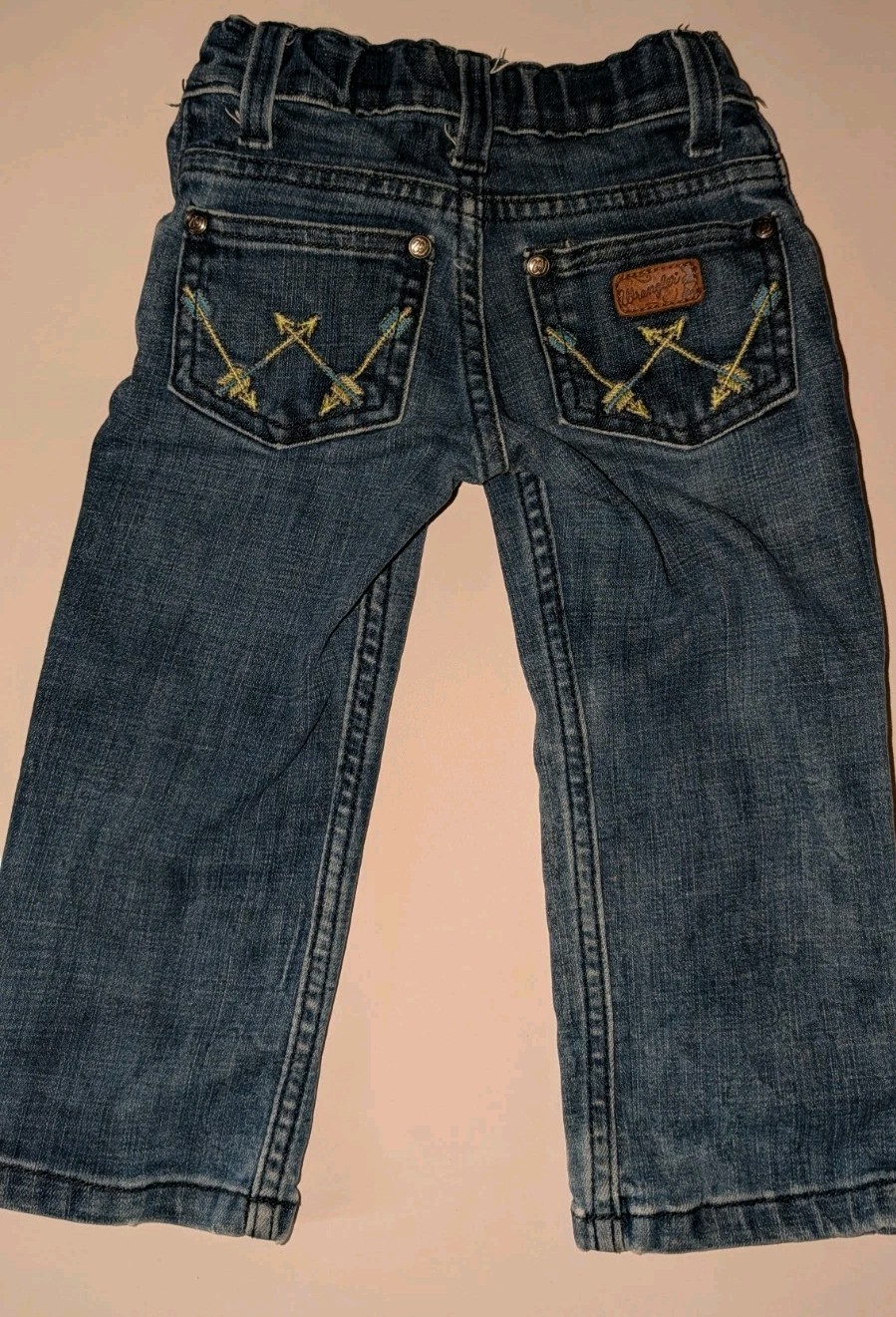 Wrangler Girls 2T Purple Shirt western country cowgirl Jeans outfit pearl snap