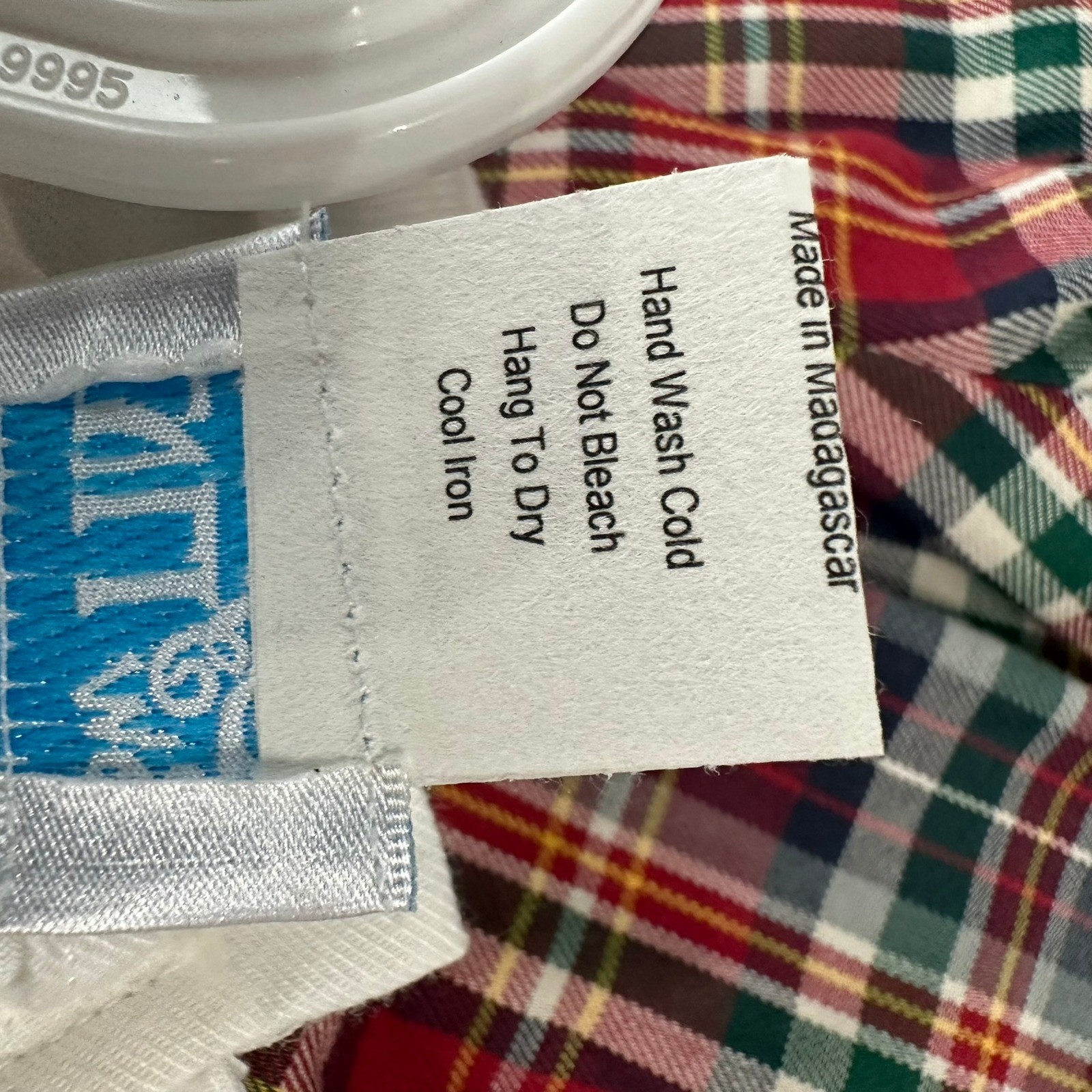 Luli & Me Baby Boy Plaid Shorts Set Smocked Shirt Red Green White 9M Heirloom