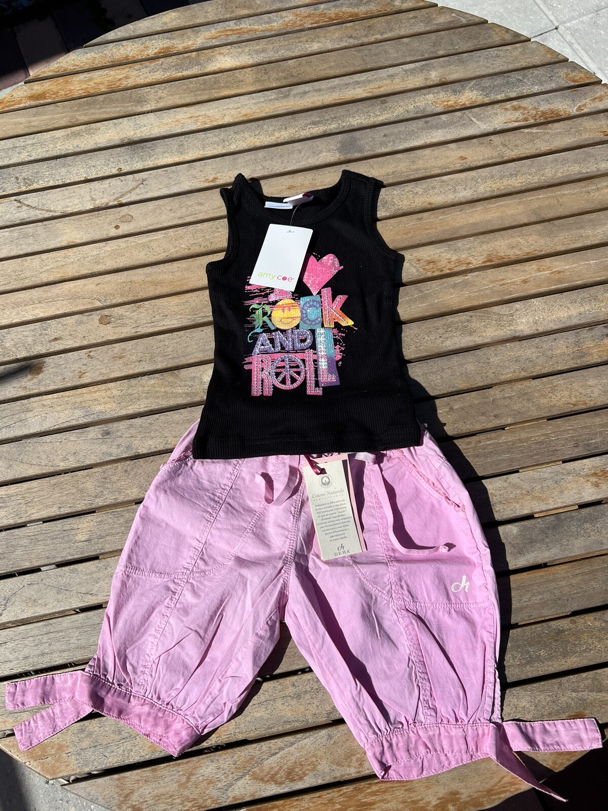 baby girl deha and amy coe clothes set sz .24 mns/2T new