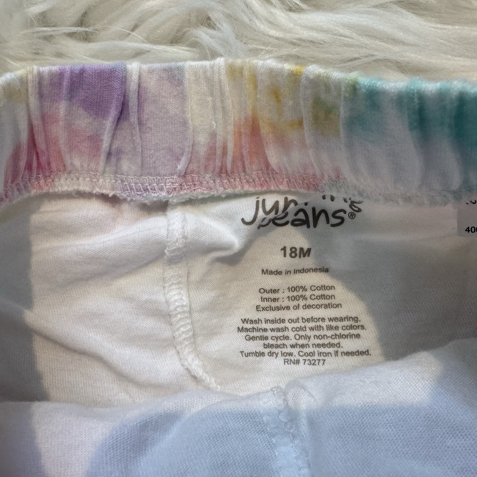 Jumping Beans Outfit Set Toddler Girls 18M Coral Tie Dye Skort Ruffle 2pc EUC