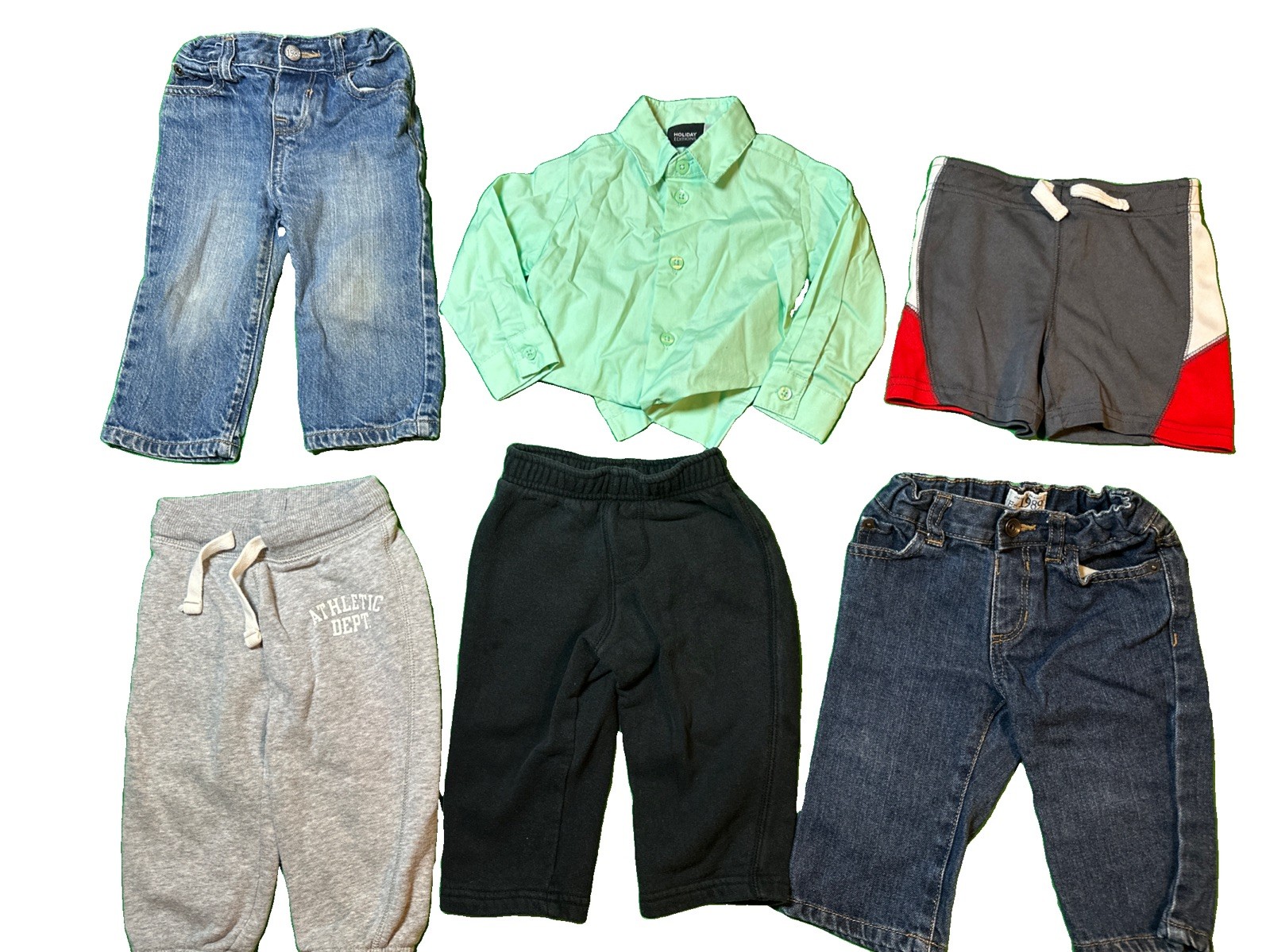 Baby Boy 12 Months Clothing 6 Pieces All Season